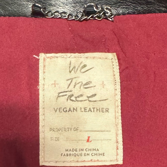 We the free leather jacket - Picture 3 of 3